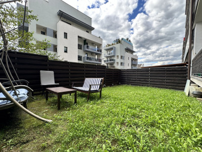 Apartament 2 camere,Buna Ziua-Bonjour, gradina privata, optional garaj