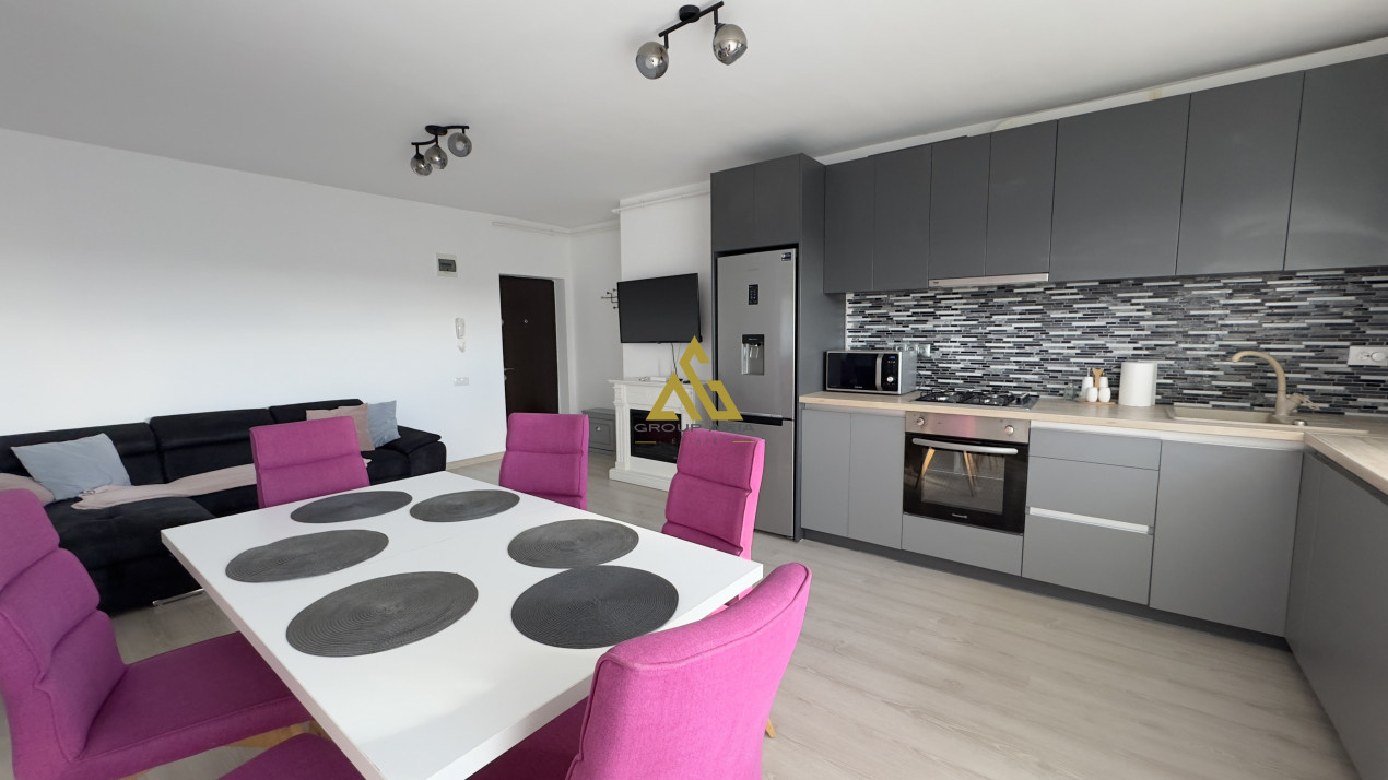 3 camere, 65 mp, 2 balcoane, parcare, Floresti, Tineretului