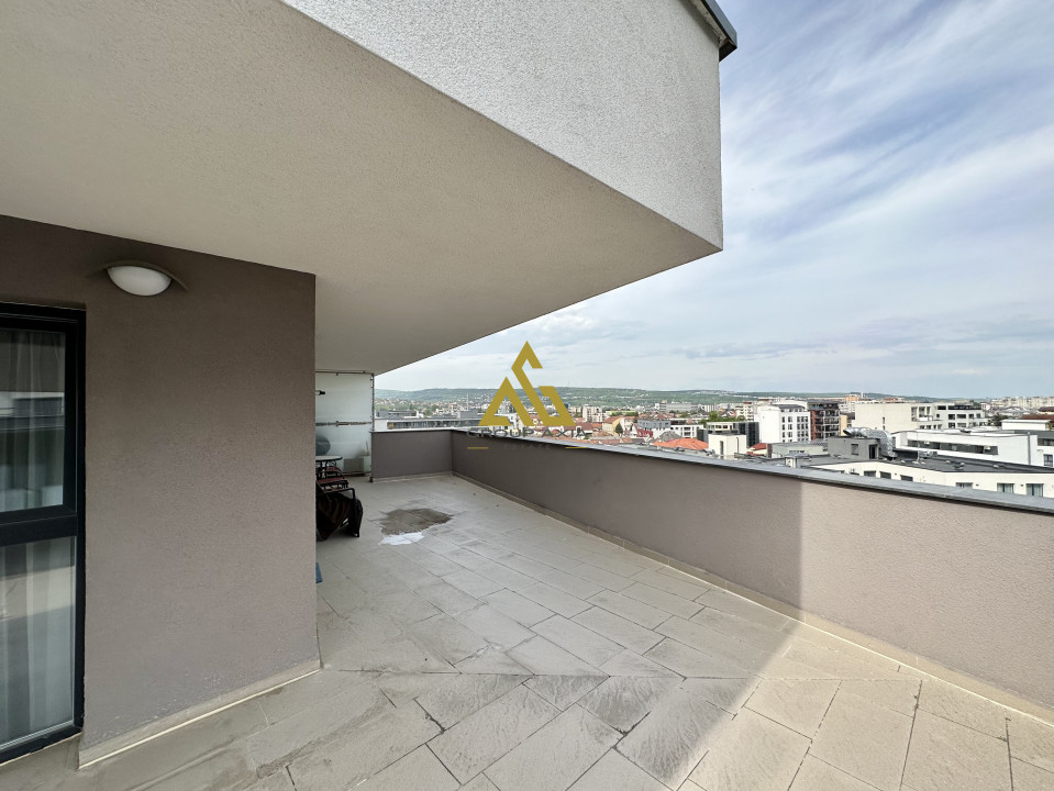 Apartament cu 3 camere si terasa de 56 mp, Scala Center, garaj