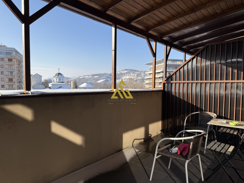 4 camere tip penthouse in Plopilor, 100 mp terasa de 30 mp