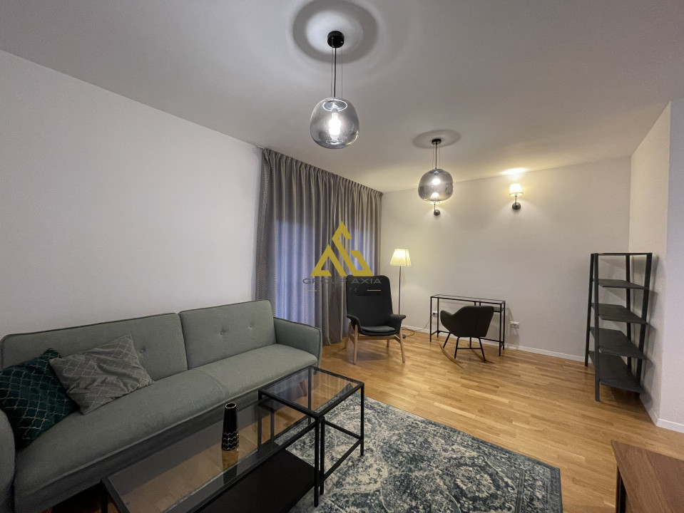 2 camere cu gradina, Borhanci, bloc tip vila, 55 mp, parcare