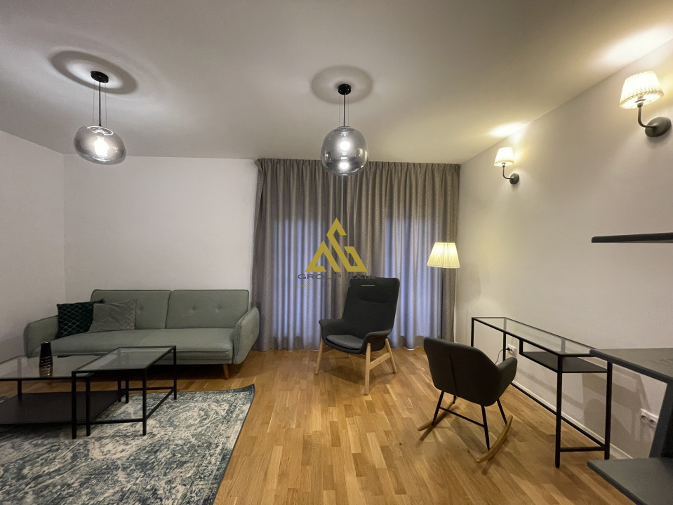 2 camere cu gradina, Borhanci, bloc tip vila, 55 mp, parcare