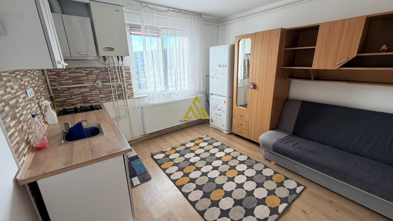 Garsoniera in Iris, zona Terapia, 21 mp, etaj 4, bloc reabilitat