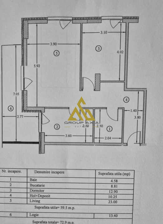 2 camere, Elite City, 60 mp, etaj 2 din 6, parcare subterana