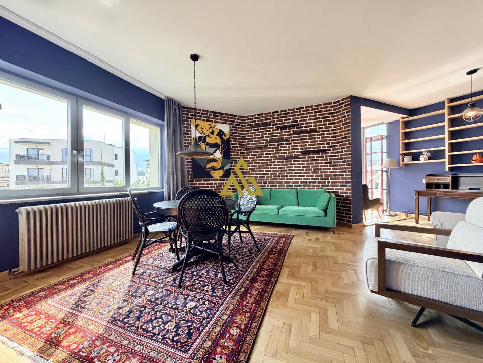 Inchiriere Apartament 3 camere, 117 mp, strada Paris, zona centrala