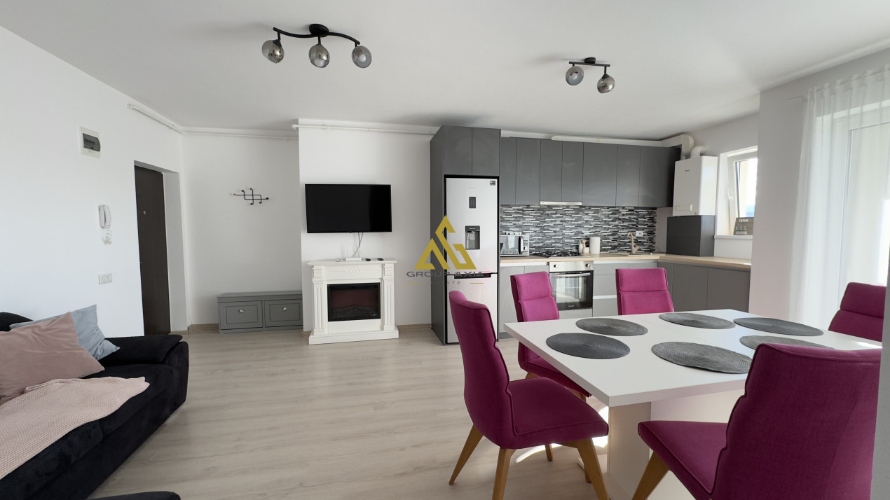 3 camere, 65 mp, 2 balcoane, parcare, Floresti, Tineretului
