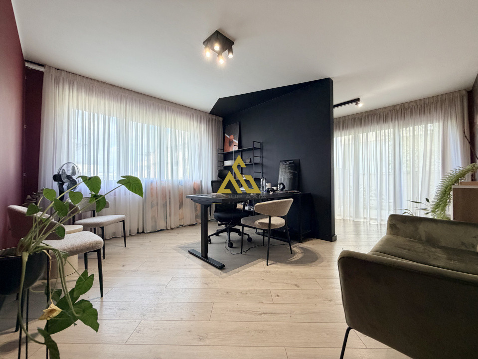 Apartament - SPATIU BIROU, 3 camere, 91 mp, terasa, Buna Ziua, parcare