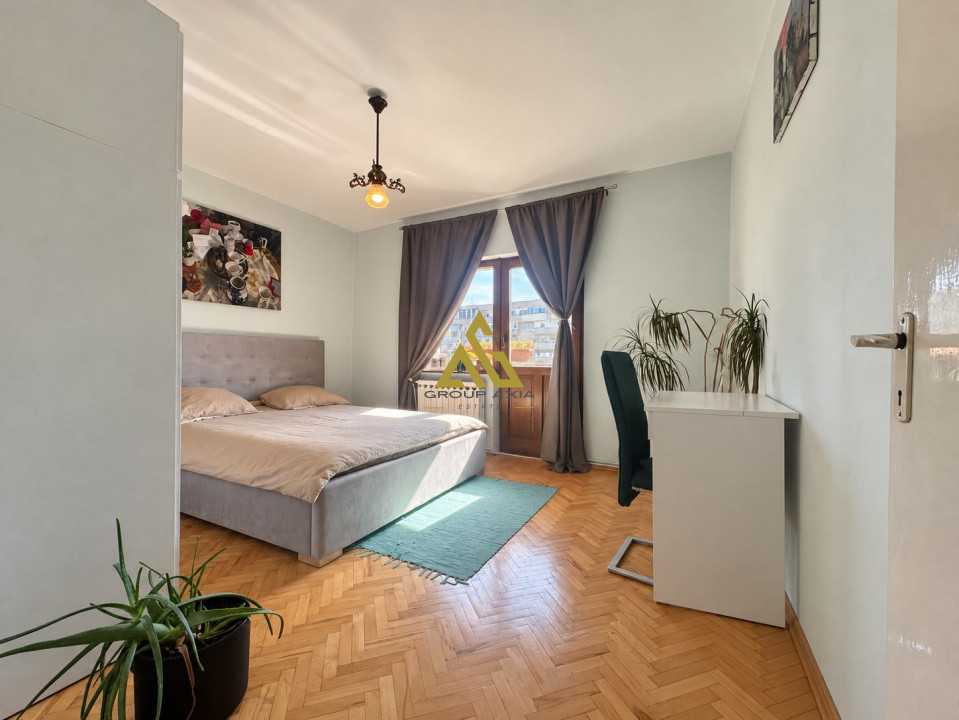 3 camere, 74 mp, etaj 7/8, balcon, Manastur, zona Calvaria
