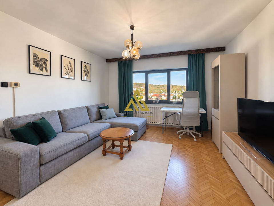 3 camere, 74 mp, etaj 7/8, balcon, Manastur, zona Calvaria