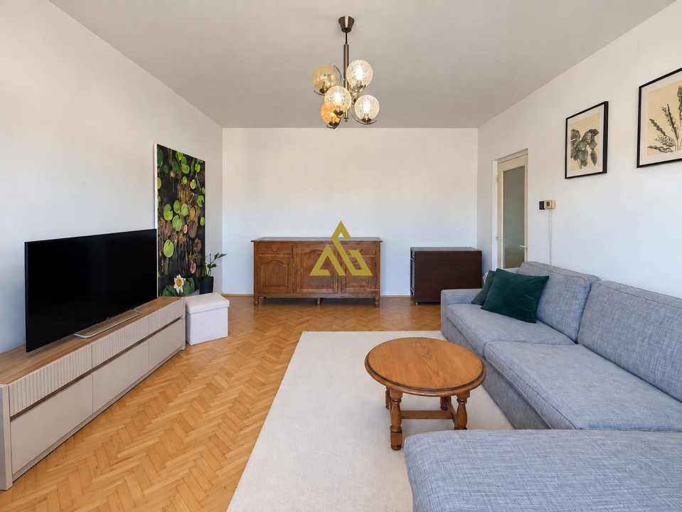 3 camere, 74 mp, etaj 7/8, balcon, Manastur, zona Calvaria