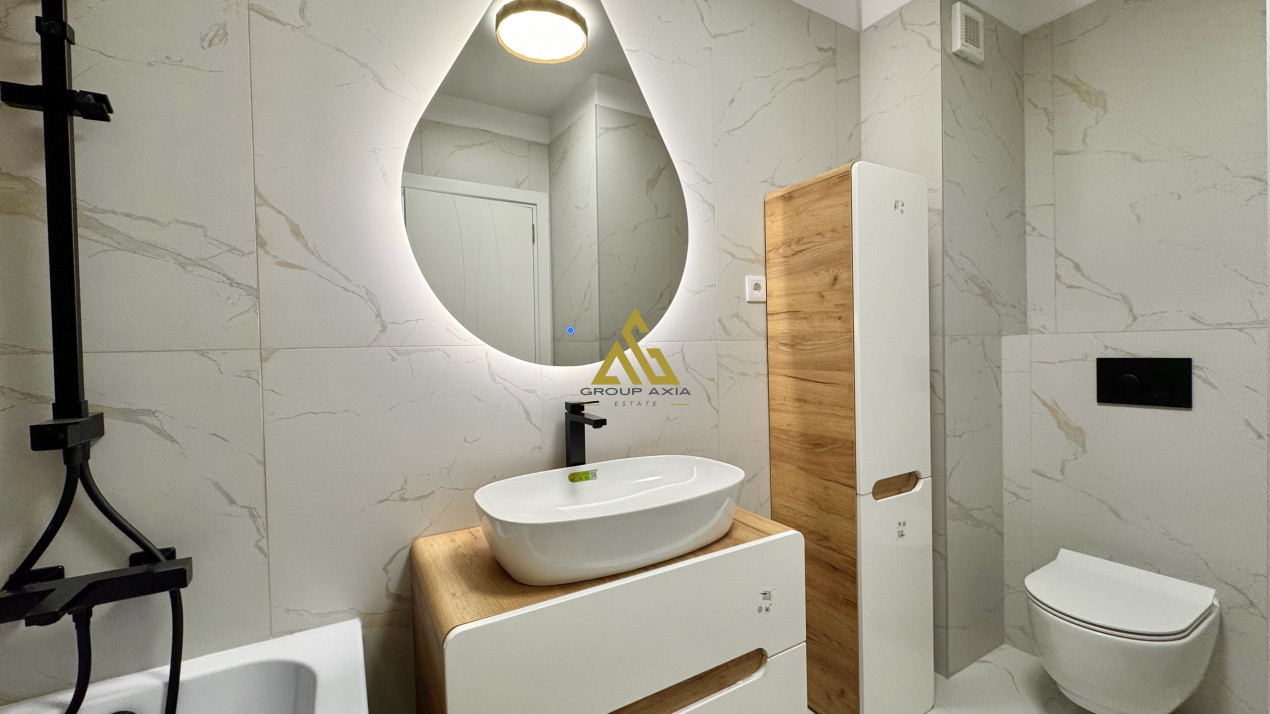 2 camere, 45 mp, balcon 10 mp, FINISAT, Floresti Residence