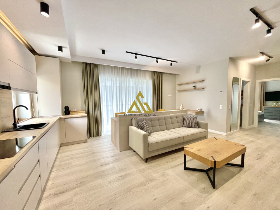 2 camere de lux in Buna Ziua, garaj, terasa, bloc mic