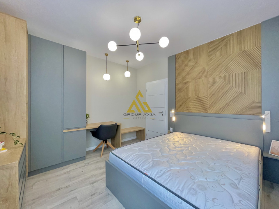 2 camere de lux in Buna Ziua, garaj, terasa, bloc mic