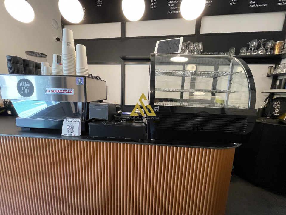 Inchiriere cafenea utilata complet, zona cu vad, ultracentral