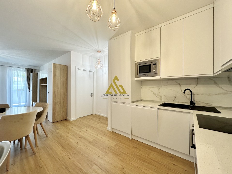 Apartament 2 camere, prima inchiriere, garaj si boxa, Azoria, parter
