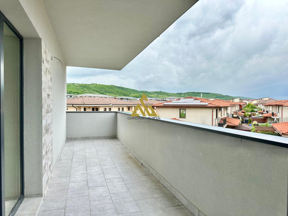 3 camere, 60mp, terasa 13mp, etaj 1, CF, parcare, Floresti, Porii