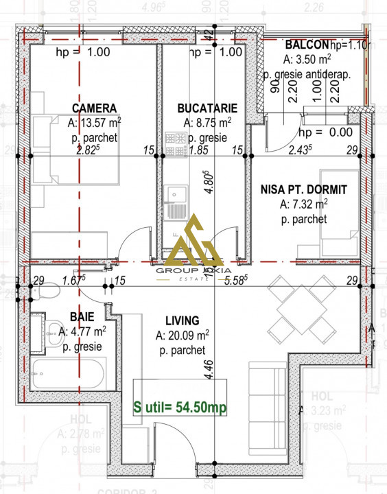 Inchiriere Apartament cu 2 camere, Seasons strada Frunzisului