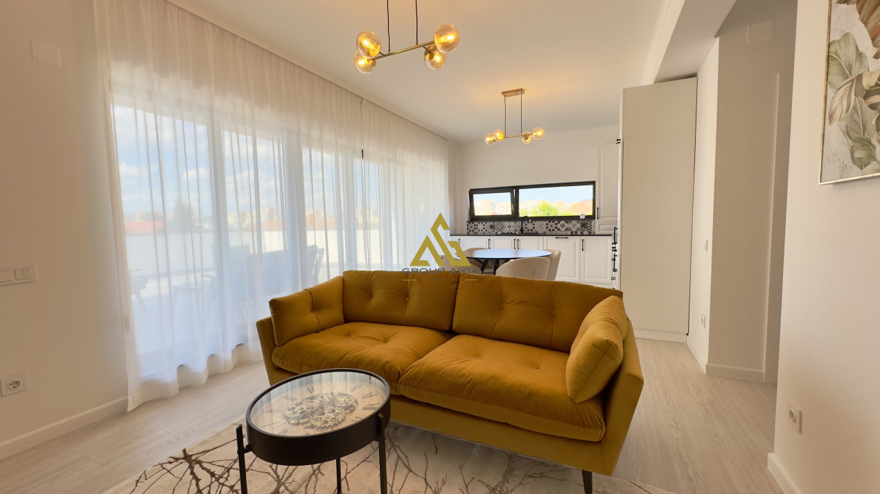 NOU! Prima inchiriere! 3 camere 65mp, terasa 40mp, parcare, Gheorgheni