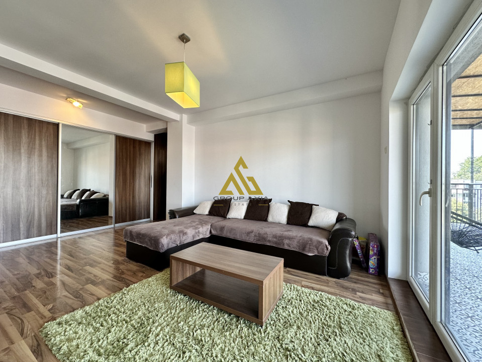 Apartament 2 camere, zona The Office, 57 mp, terasa 22 mp, bloc nou