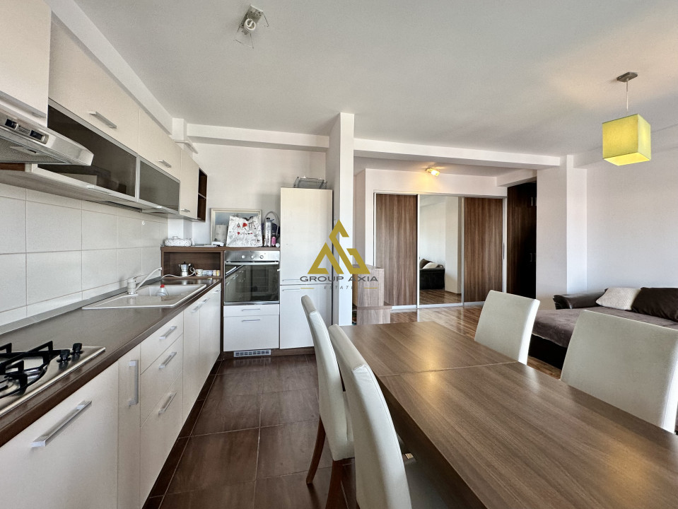 Apartament 2 camere, zona The Office, 57 mp, terasa 22 mp, bloc nou