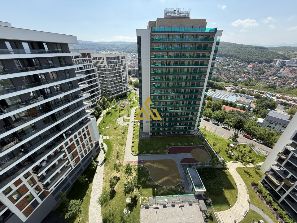 2 camere, bloc nou, Frunzisului, 47 mp, etaj 12 din 15, expunere sud