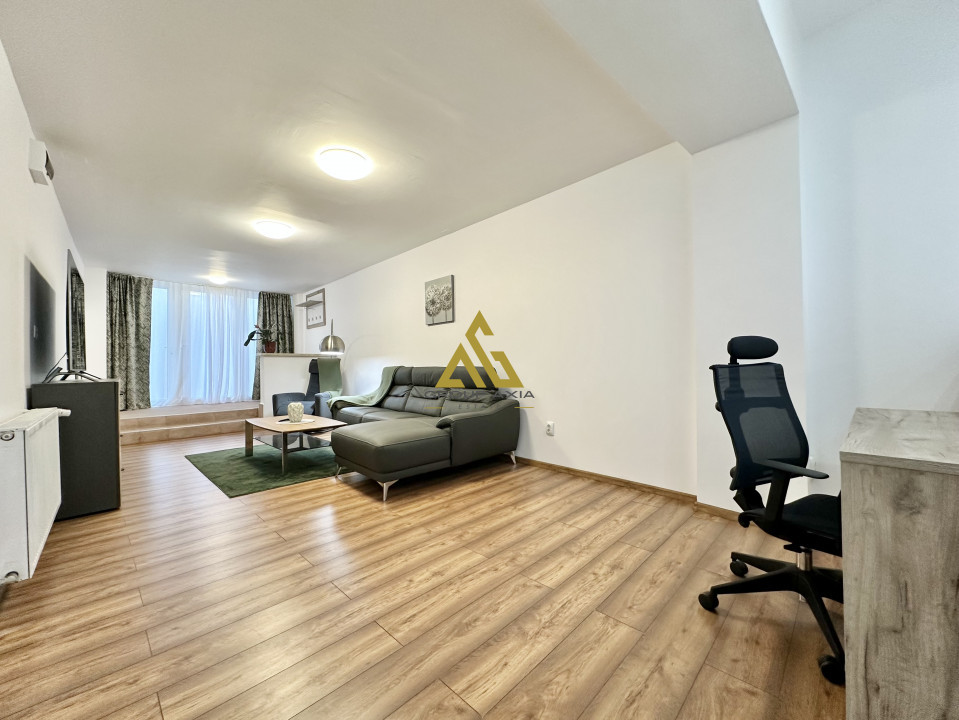 Apartament 1 camera, NOU,deosebit de spatios, terasa 40 mp,UMF, Hasdeu