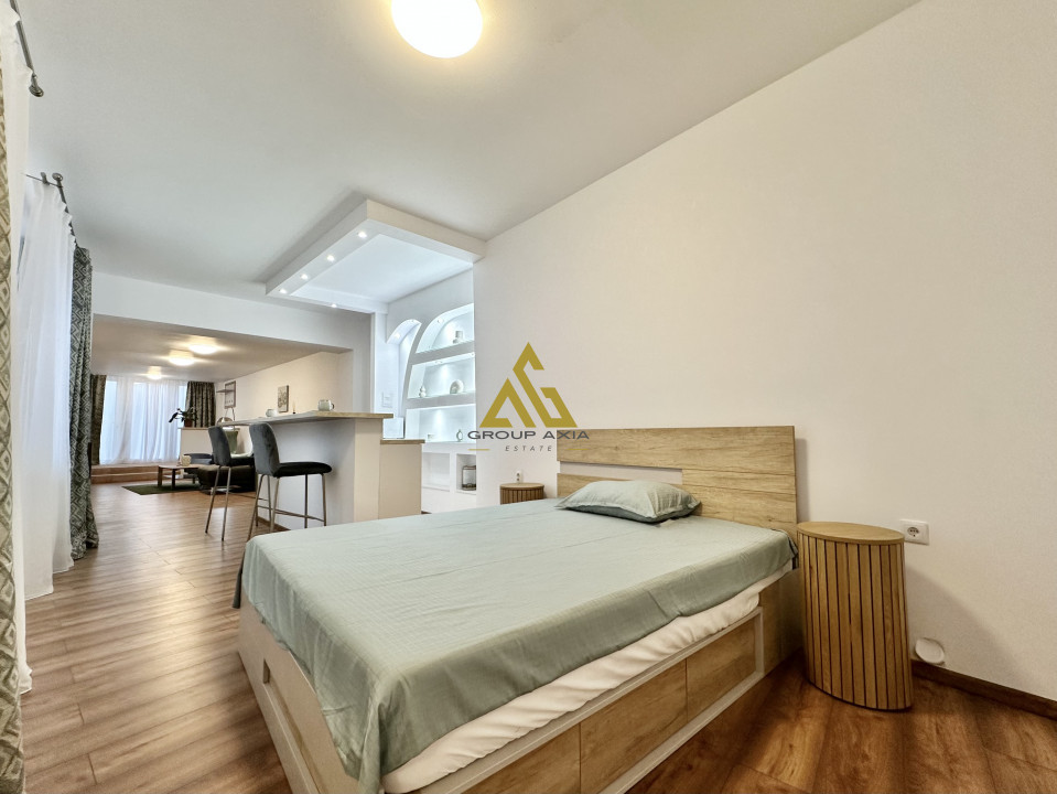 Apartament 1 camera, NOU,deosebit de spatios, terasa 40 mp,UMF, Hasdeu