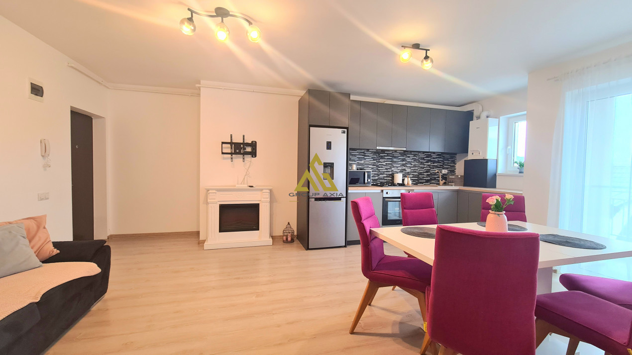 3 camere, 65 mp, 2 balcoane, parcare, Floresti, Tineretului