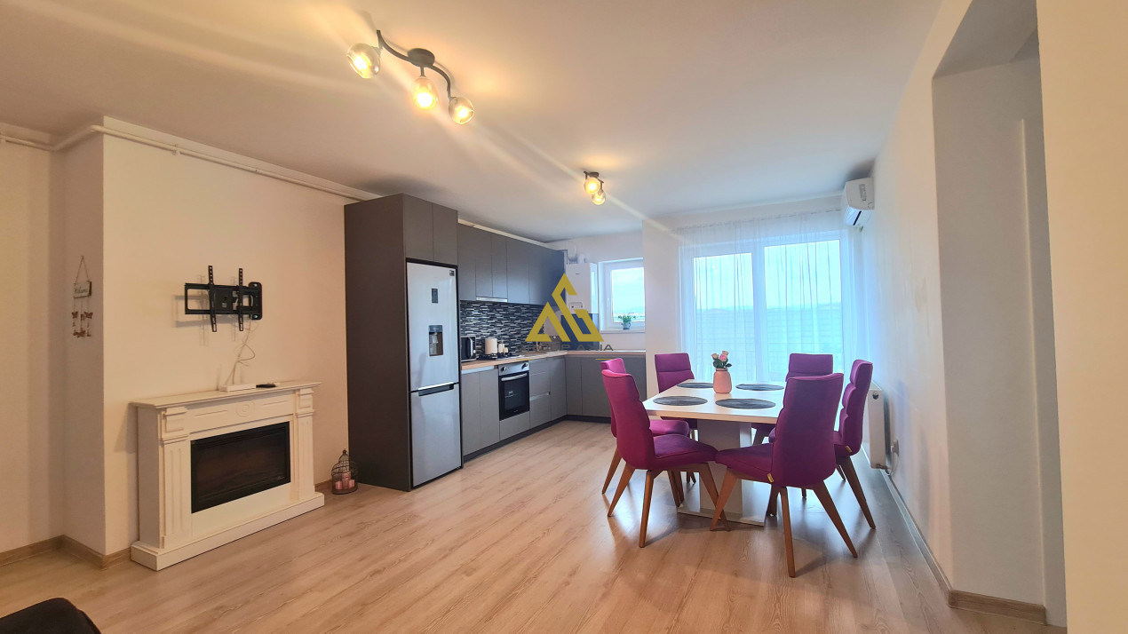 3 camere, 65 mp, 2 balcoane, parcare, Floresti, Tineretului