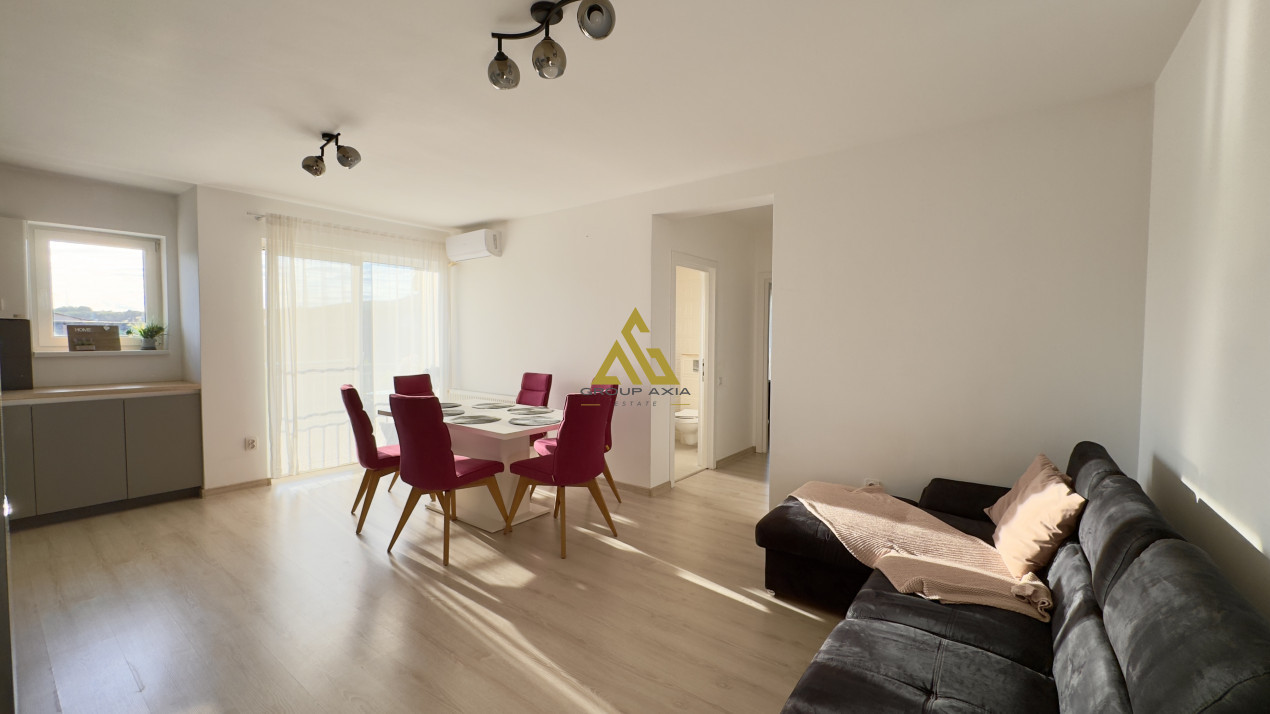 3 camere, 65 mp, 2 balcoane, parcare, Floresti, Tineretului